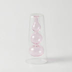 Vase | Sculptural Double-Walled Colored Glass