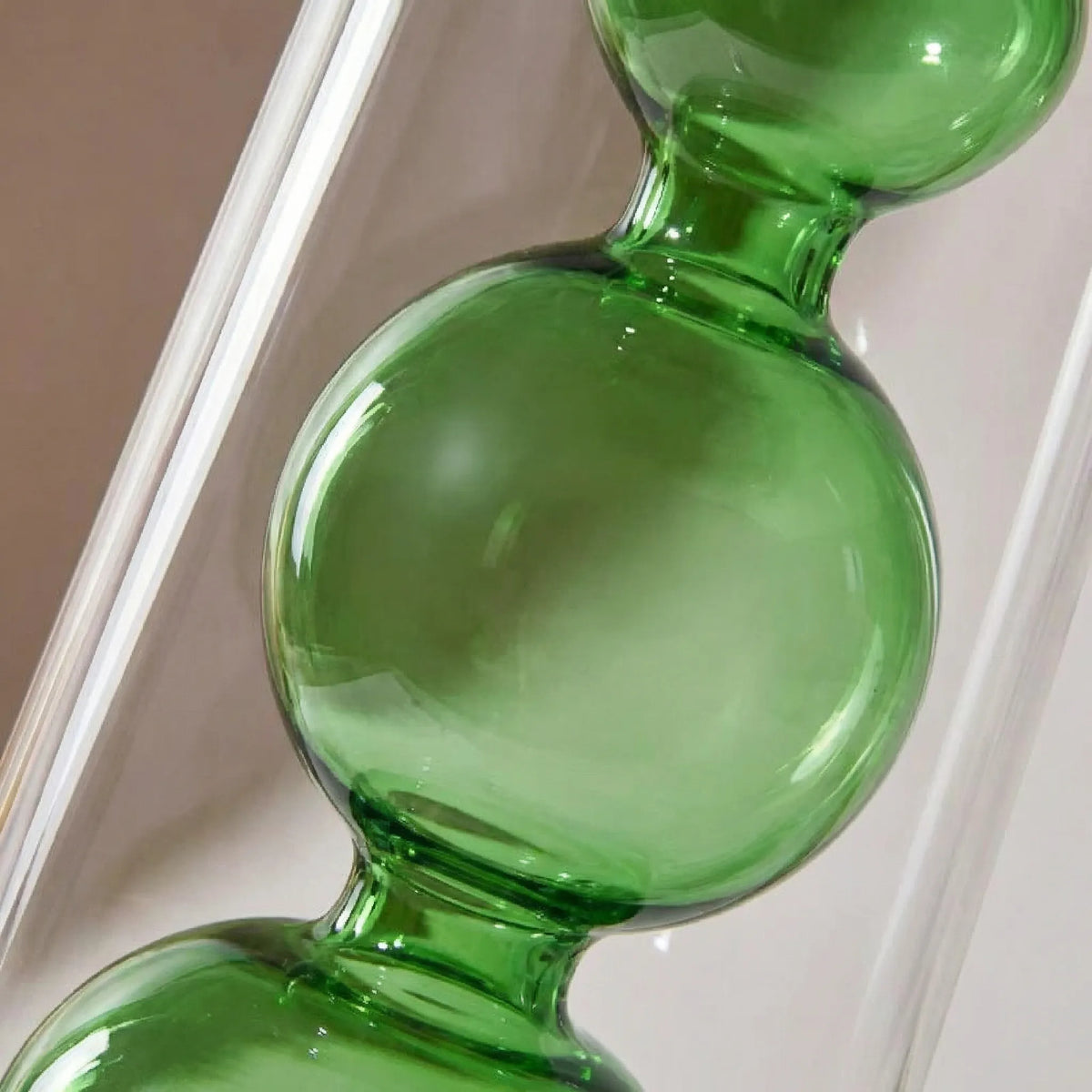 Vase | Sculptural Double-Walled Colored Glass