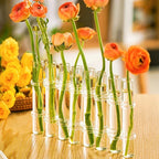 Vase Set | Bendable & Smooth-Rounded Glass | Set of 6 or 8