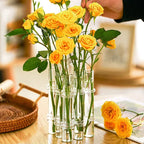 Vase Set | Bendable & Smooth-Rounded Glass | Set of 6 or 8
