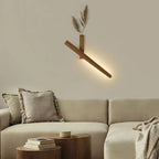 Vase Wall Light | Rechargeable & Dimmable | 360° Rotatable Head & Built-In Vase