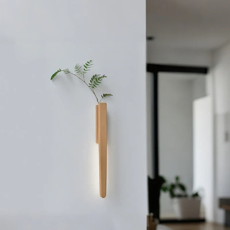 Vase Wall Light | Rechargeable & Dimmable | 360° Rotatable Head & Built-In Vase