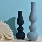 Vases | Matte Aluminum Pumpkin-Shaped & Non-Slip Base | Set of 2