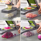 Vegetable Chopper | 4-in-1 Multi-Function & Space-Saving