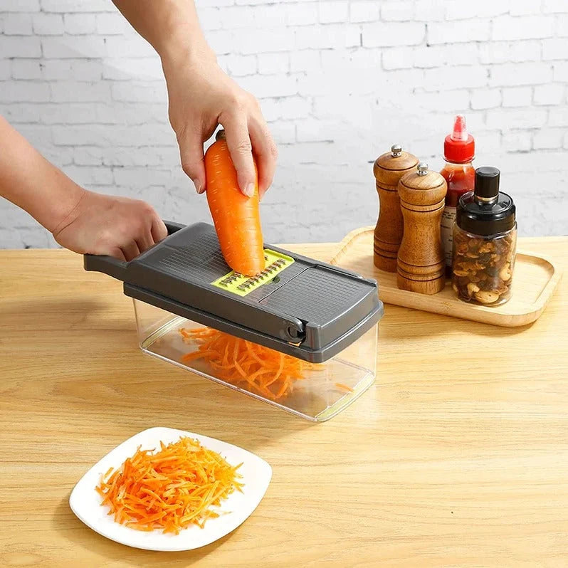 Vegetable Chopper | 4-in-1 Multi-Function & Space-Saving