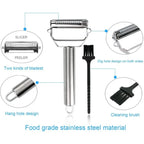 Vegetable Peeler | Dual Stainless Steel Blades | Dishwasher-Safe