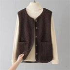 Vest | Lambswool Blend & Side Pockets