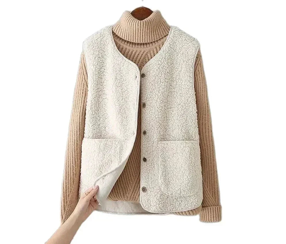 Vest | Lambswool Blend & Side Pockets