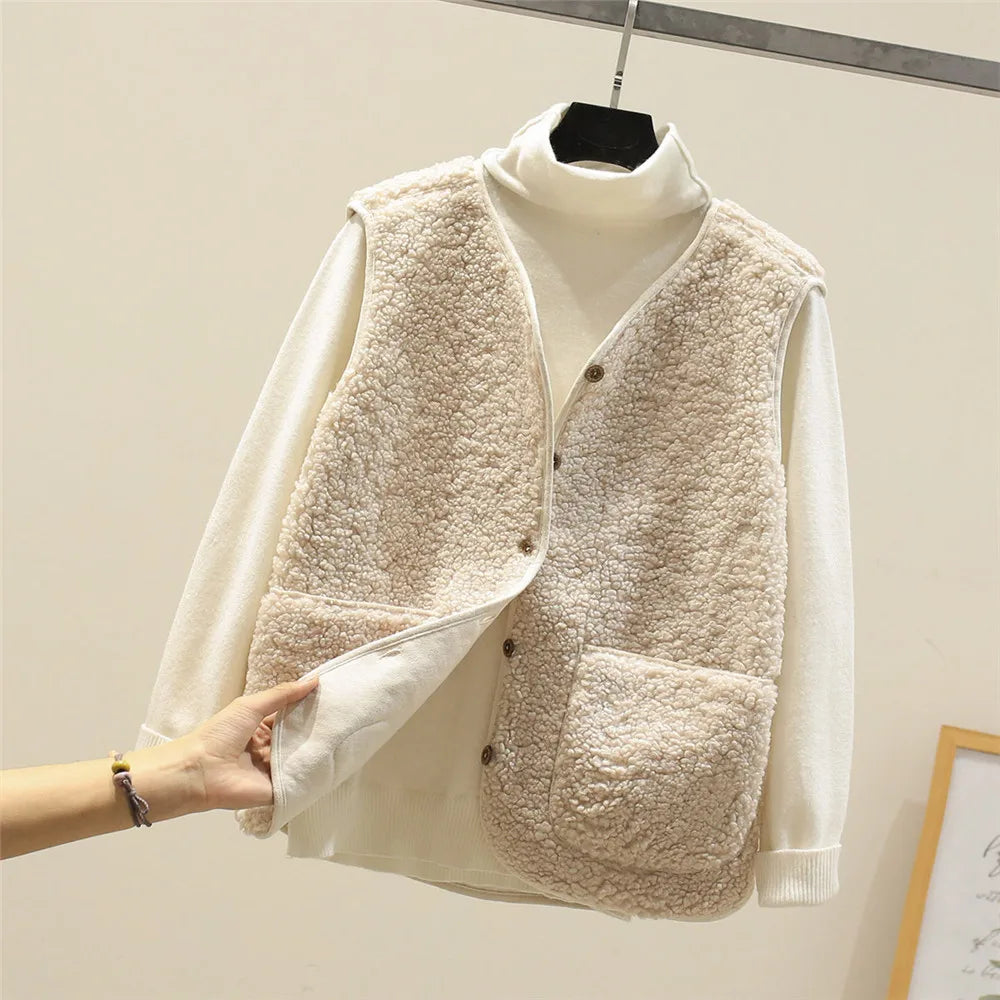 Vest | Lambswool Blend & Side Pockets