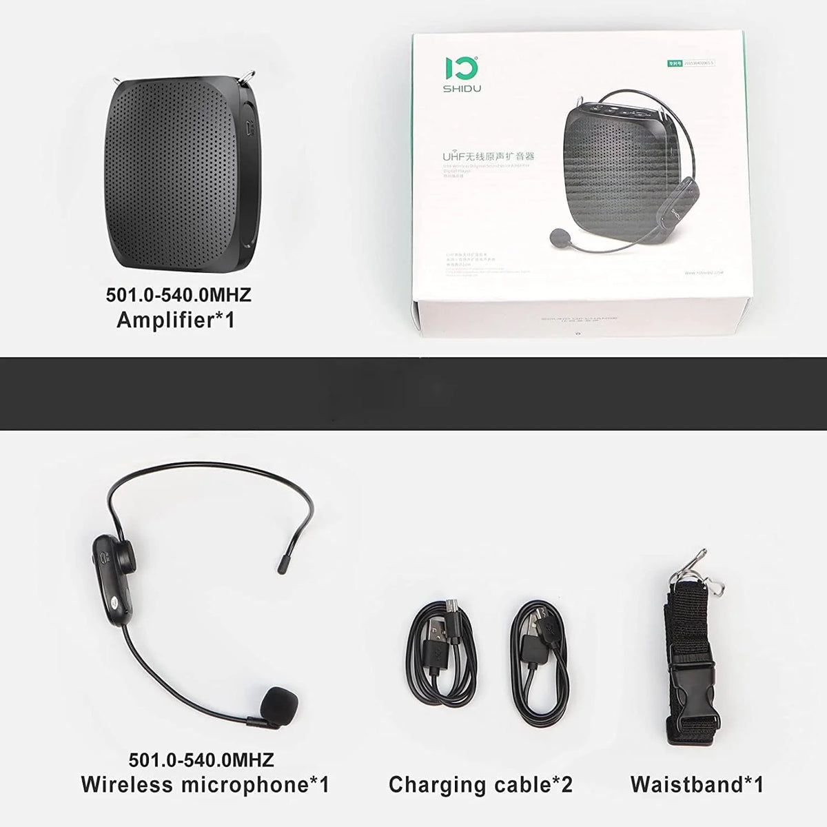 Voice Amplifier | 10W & 12-Hour Battery | Adjustable Gooseneck Mic