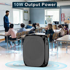 Voice Amplifier | 10W & 12-Hour Battery | Adjustable Gooseneck Mic