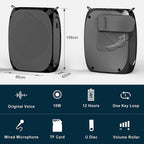 Voice Amplifier | 10W & 12-Hour Battery | Adjustable Gooseneck Mic