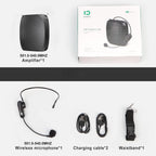 Voice Amplifier | 12-Hour Battery & Adjustable Gooseneck Mic
