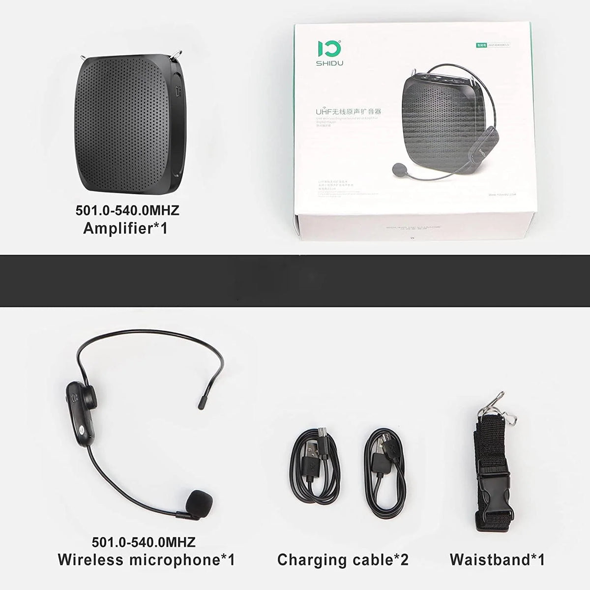 Voice Amplifier | 12-Hour Battery & Adjustable Gooseneck Mic