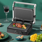 Waffle & Grill Maker | 180° Rotating Non-Stick Plates | 1500W