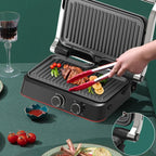 Waffle & Grill Maker | 180° Rotating Non-Stick Plates | 1500W