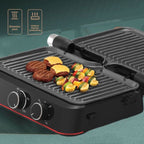 Waffle & Grill Maker | 180° Rotating Non-Stick Plates | 1500W
