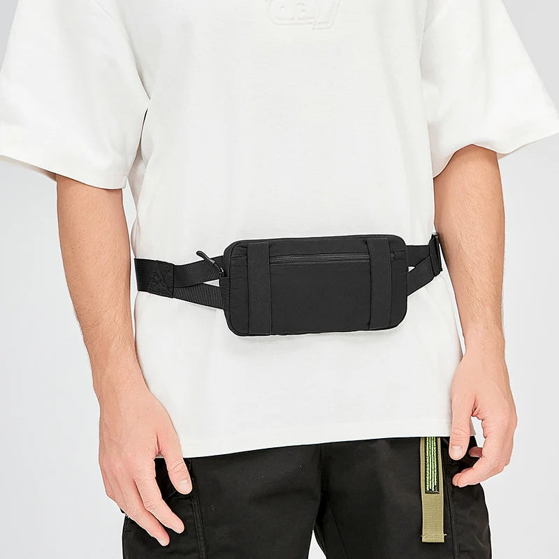Waist Bag | Weather-Resistant & Lightweight | Multiple Zippered Compartments
