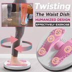 Waist Trainer | Highly Springy Twist Rope & Reflexology Wave Plate | 120 kg Capacity