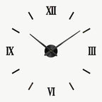 Wall Clock | 3D Sticker Design & Silent Quartz Movement