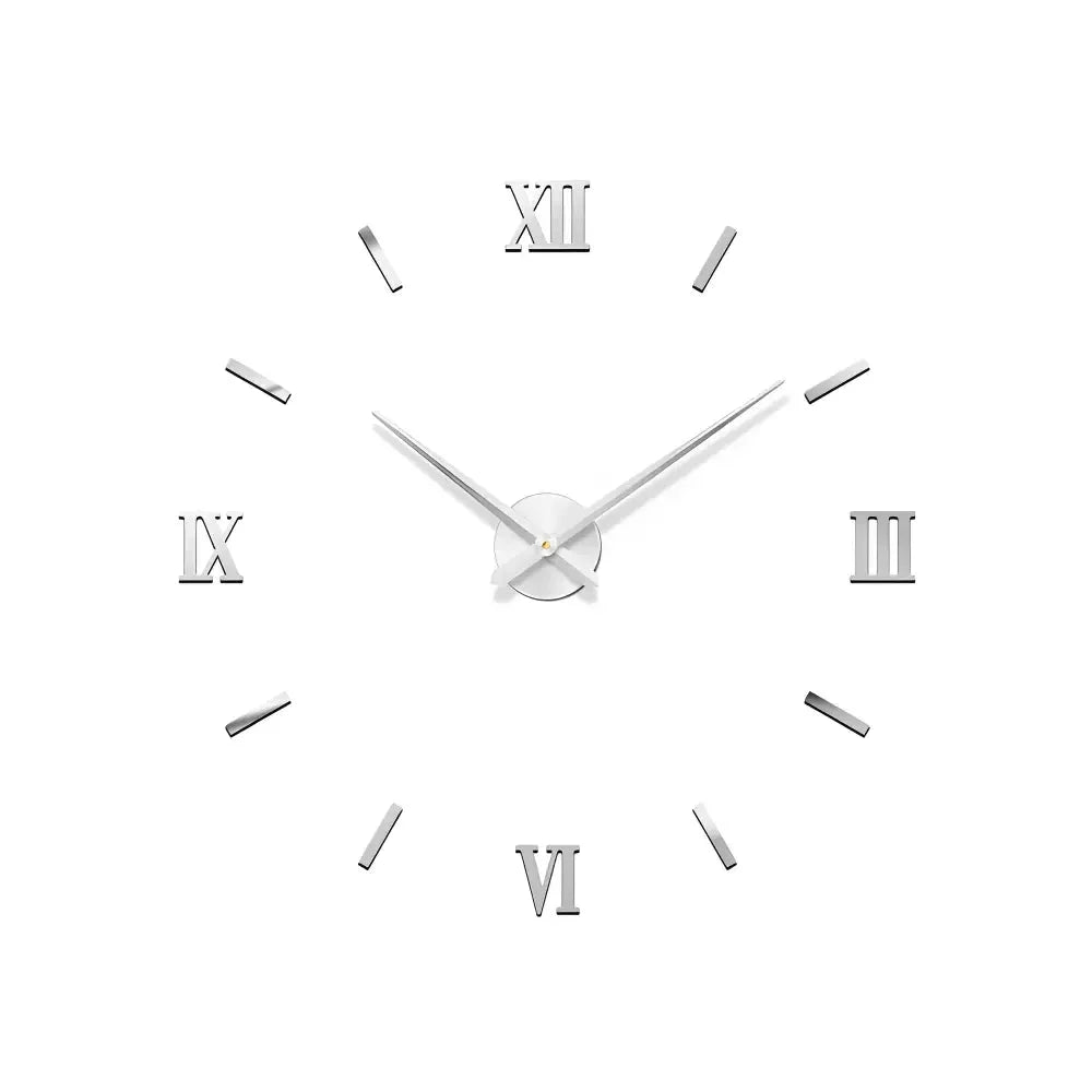 Wall Clock | 3D Sticker Design & Silent Quartz Movement
