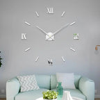 Wall Clock | 3D Sticker Design & Silent Quartz Movement