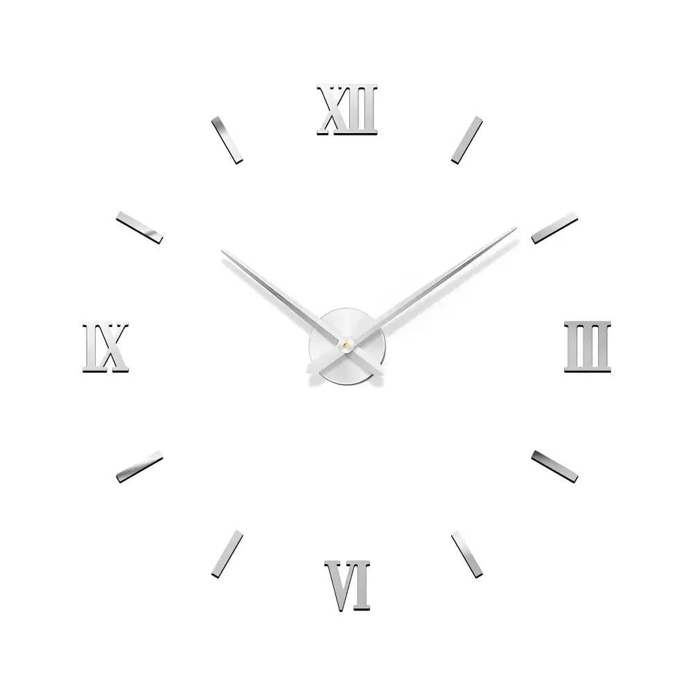 Wall Clock | 3D Sticker Design & Silent Quartz Movement