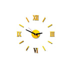 Wall Clock | 3D Sticker Design & Silent Quartz Movement