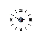 Wall Clock | 3D Sticker Design & Silent Quartz Movement