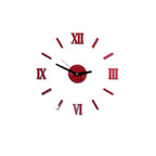 Wall Clock | 3D Sticker Design & Silent Quartz Movement