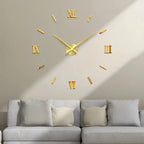 Wall Clock | 3D Sticker Design & Silent Quartz Movement