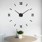 Wall Clock | 3D Sticker Design & Silent Quartz Movement