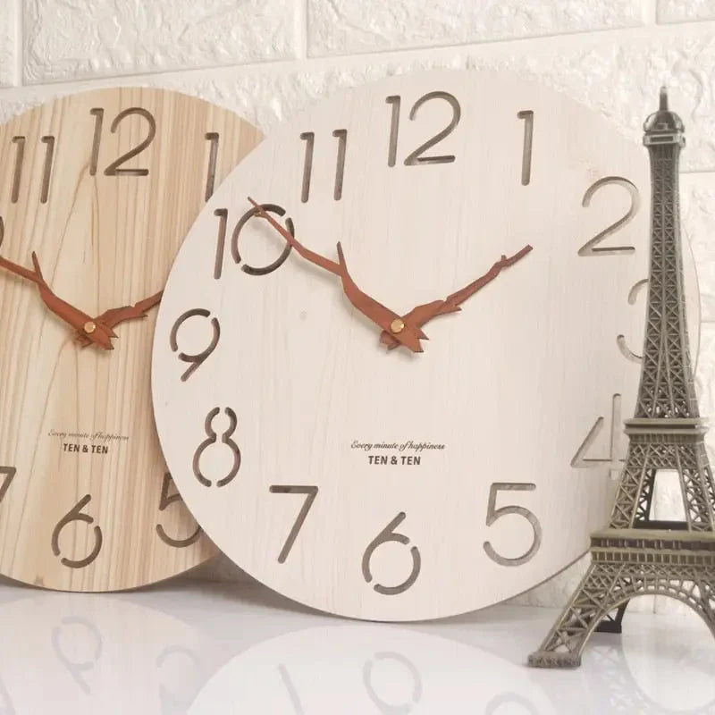 Wall Clock | Bamboo & Silent Quartz | 30 Cm