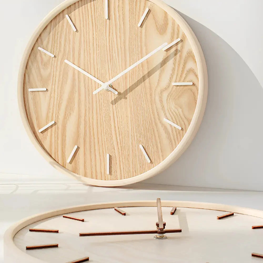 Wall Clock | Bamboo & Silent Quartz Movement | 45 cm