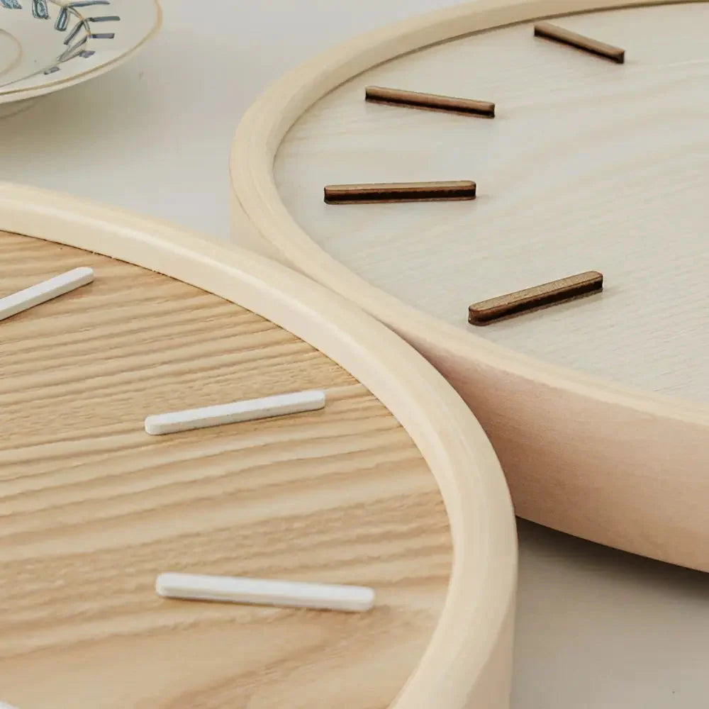 Wall Clock | Bamboo & Silent Quartz Movement | 45 cm