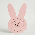 Wall Clock | Bunny Silhouette & Silent Quartz Movement