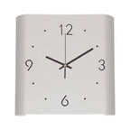 Wall Clock | Double-Sided Square & Silent | Iron Frame