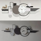 Wall Clock | Geometric Metal Frame & Silent Operation