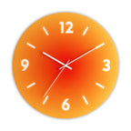 Wall Clock | Glass Case & Acrylic Dial Silent Quartz Movement | 30 cm Diameter