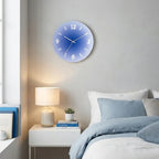 Wall Clock | Glass Case & Acrylic Dial Silent Quartz Movement | 30 cm Diameter