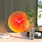 Wall Clock | Glass Case & Acrylic Dial Silent Quartz Movement | 30 cm Diameter