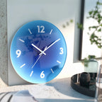 Wall Clock | Glass Case & Acrylic Dial Silent Quartz Movement | 30 cm Diameter