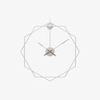Wall Clock | Hexagonal Metal Double-Frame | 50/60 cm