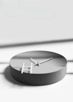 Wall Clock | Industrial Cement Finish & Silent Movement | 30 x 30 cm