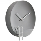 Wall Clock | Industrial Cement Finish & Silent Movement | 30 x 30 cm