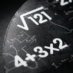 Wall Clock | Mathematical Dial & Silent Mechanism | 30 cm