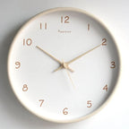 Wall Clock | Minimalist Silent & Solid Wood | 10 Inch
