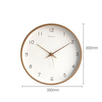 Wall Clock | Minimalist Silent & Solid Wood | 10 Inch