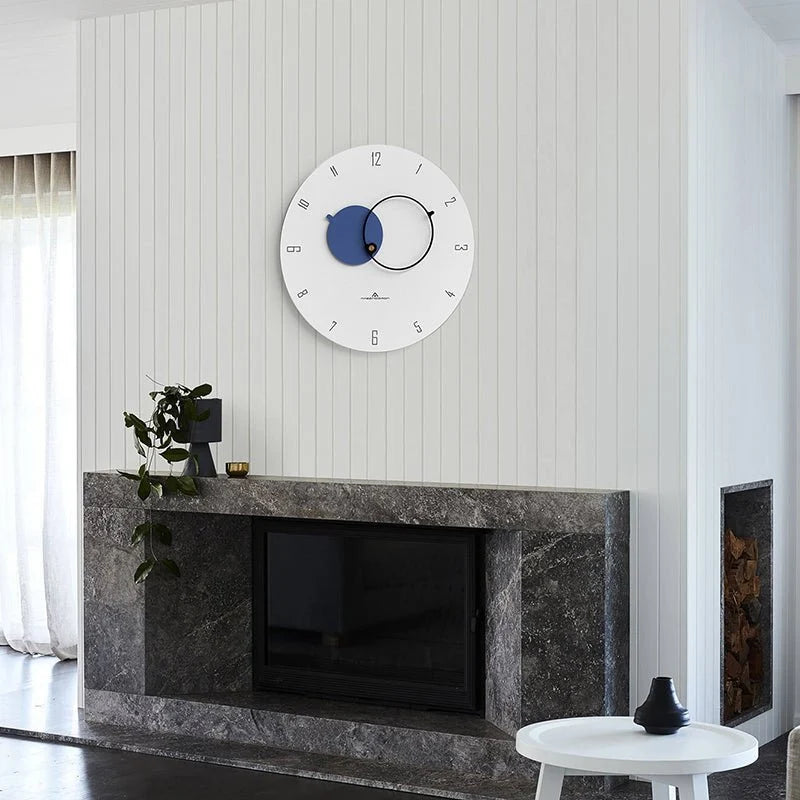 Wall Clock | Scandinavian Minimalist & Easy-to-Read | 38 cm Diameter