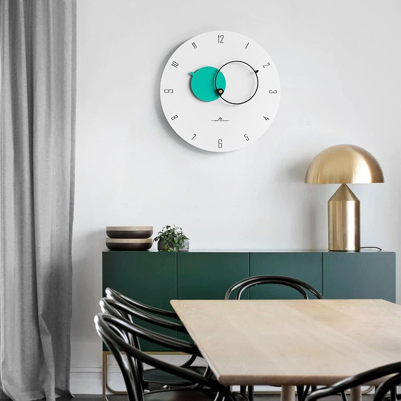 Wall Clock | Scandinavian Minimalist & Easy-to-Read | 38 cm Diameter